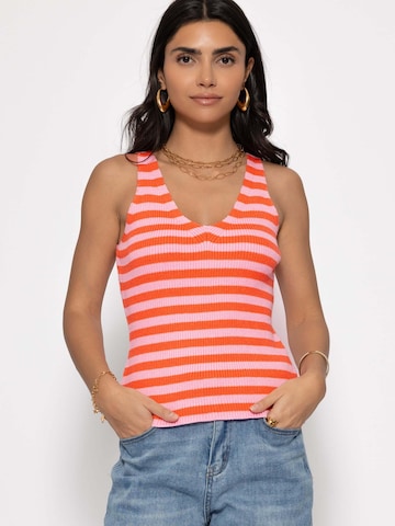 SASSYCLASSY Sticktop‌‌‌‌‌‌‌‌ in Orange: Vorderseite