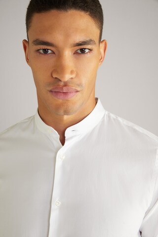 JOOP! Slim fit Business Shirt ' Pebo ' in White