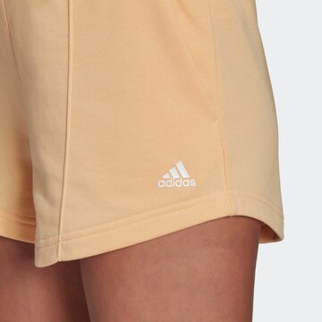 ADIDAS SPORTSWEAR Regular Sportbyxa 'Terry' i orange