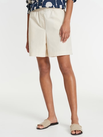 OPUS Loosefit Broek 'Mihani' in Beige: voorkant