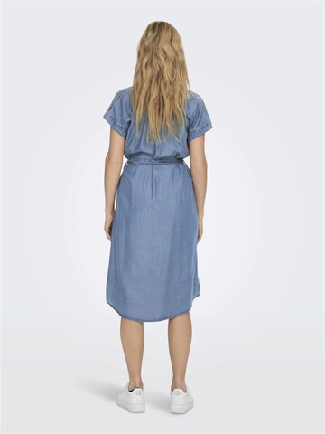 Robe-chemise 'Pema' ONLY en bleu