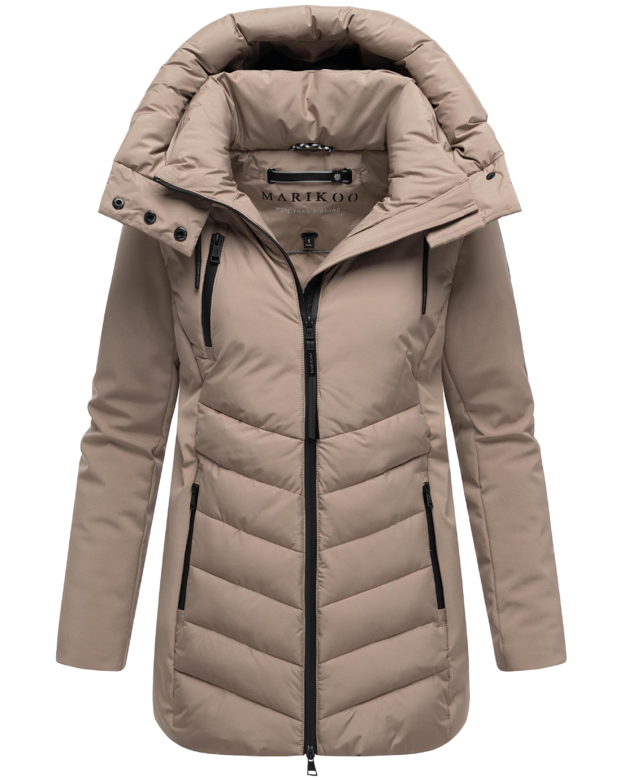 MARIKOO Zimná bunda 'Tivaa XVI' - Hnedá