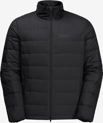 JACK WOLFSKIN - Casaco outdoor 'ATHER' em preto: frente