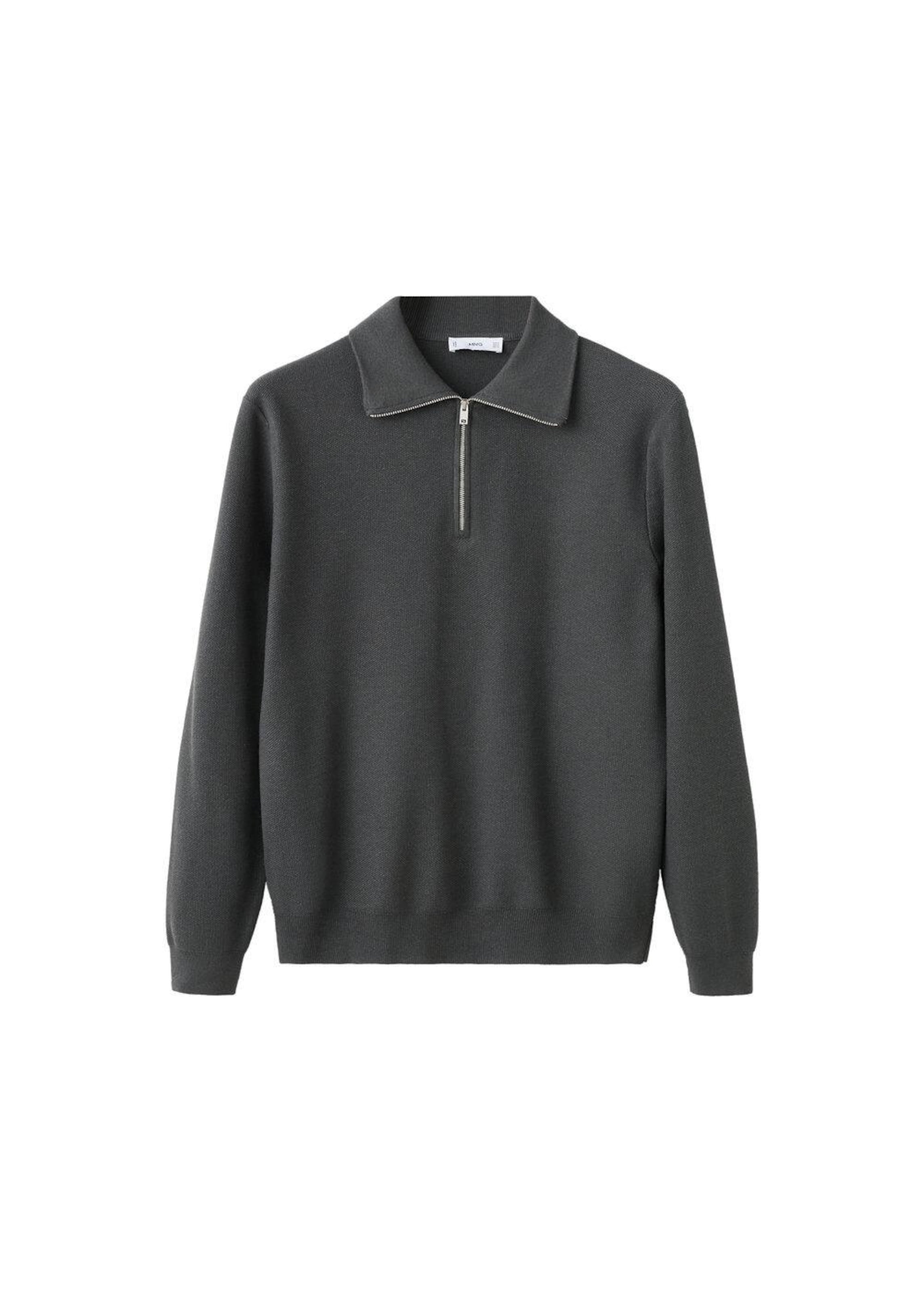 MANGO MAN Sweater 'Tenp' in Grey: front