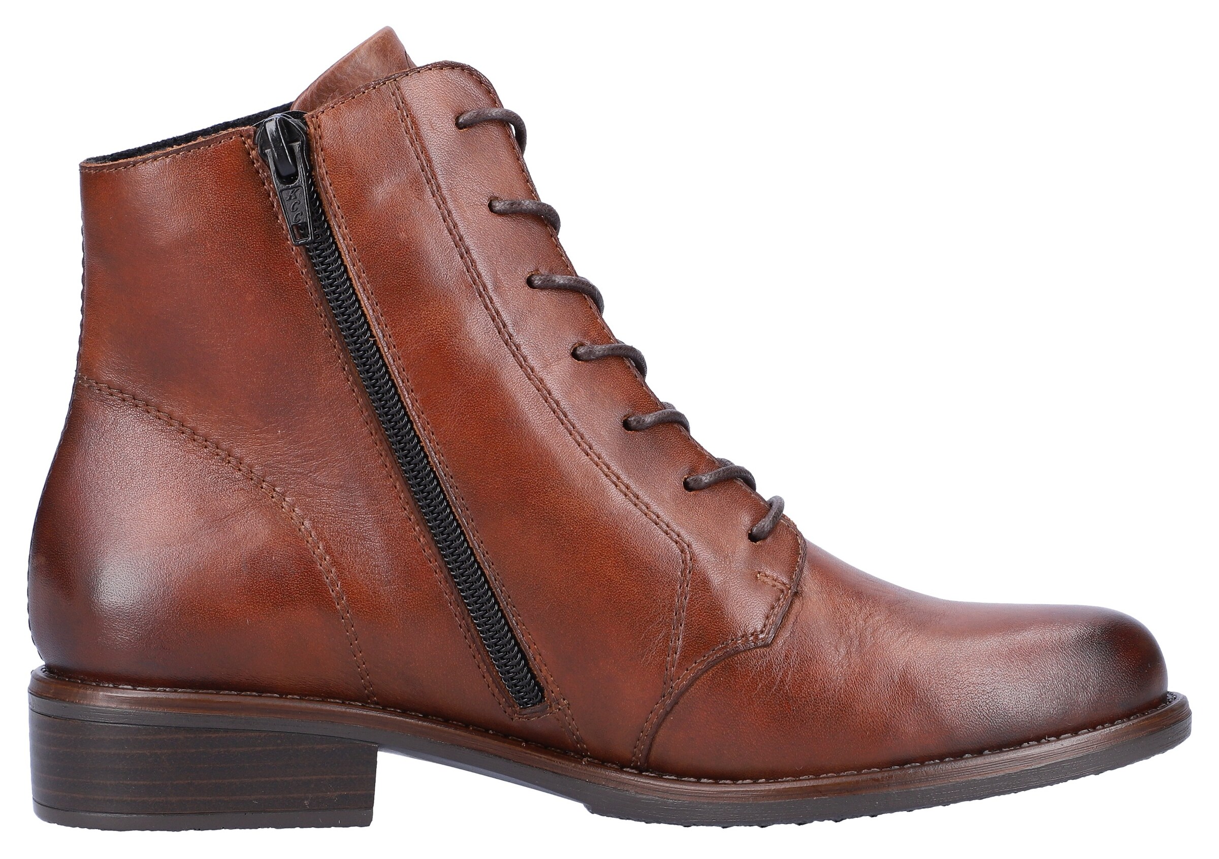 REMONTE - Botim com fivela em castanho