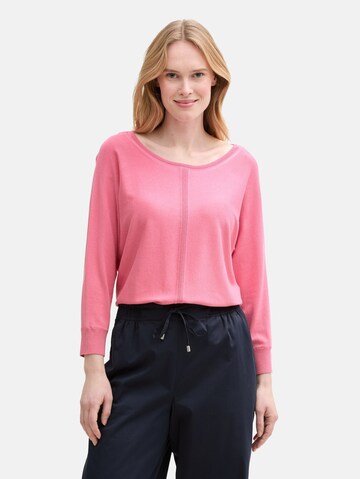 TOM TAILOR Trui in Roze: voorkant