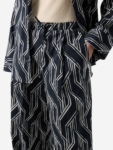 BOGNER Loosefit Bundfaltenhose 'Gina' in Blau