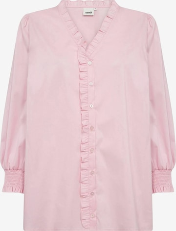 T-shirt ' WA-SAGA 27 ' Wasabi Concept en rose : devant