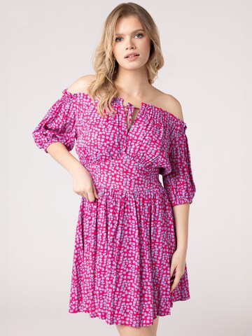Laurella Dress in Pink: front