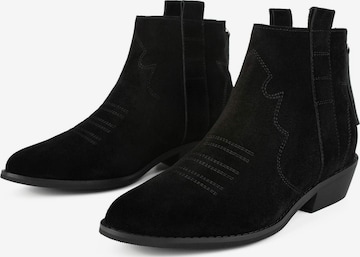 Bottines 'FLASHBACK' L37 HANDMADE SHOES en noir : devant