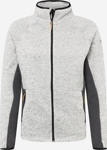 ICEPEAK Athletic Fleece Jacket in Grey: front