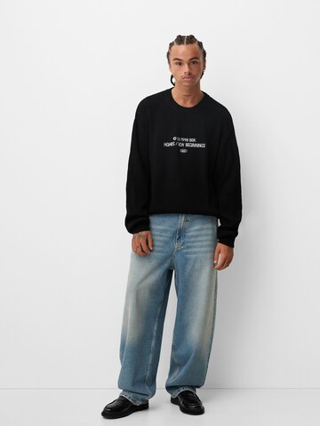 Pull-over Bershka en noir