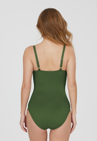 Cruz Bustier Badpak 'Nicola' in Groen