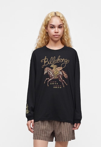 Tricou 'FAMILIAR ROADS' de la BILLABONG pe negru: față