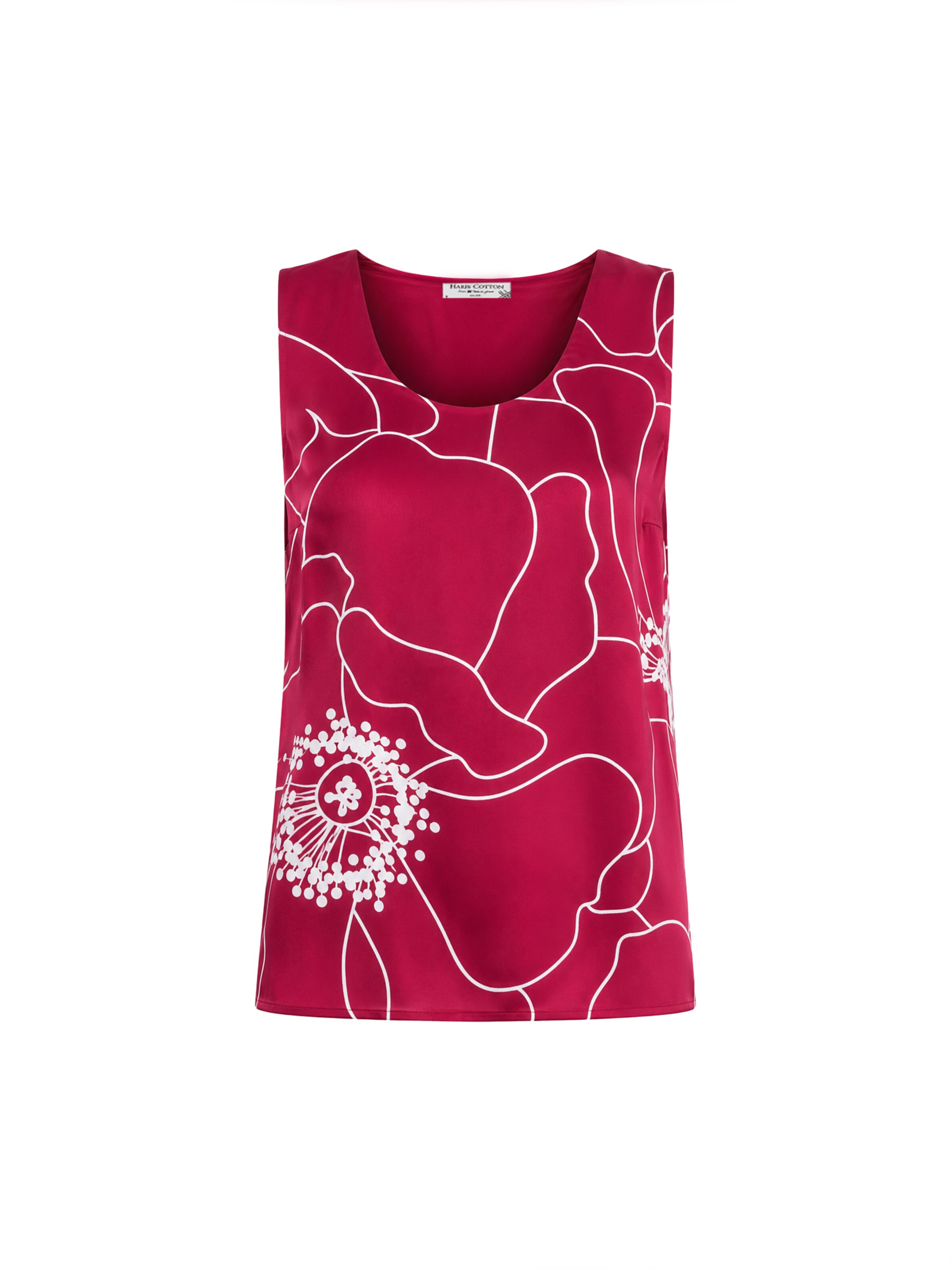 Haris Cotton Top‌‌‌‌ in dunkelpink, Produktansicht