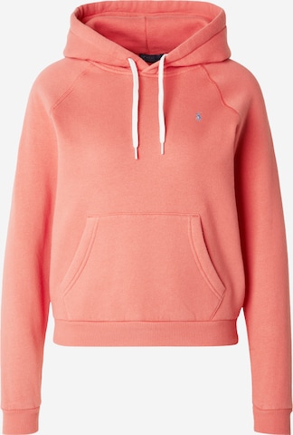 Sweat-shirt Polo Ralph Lauren en rouge : devant