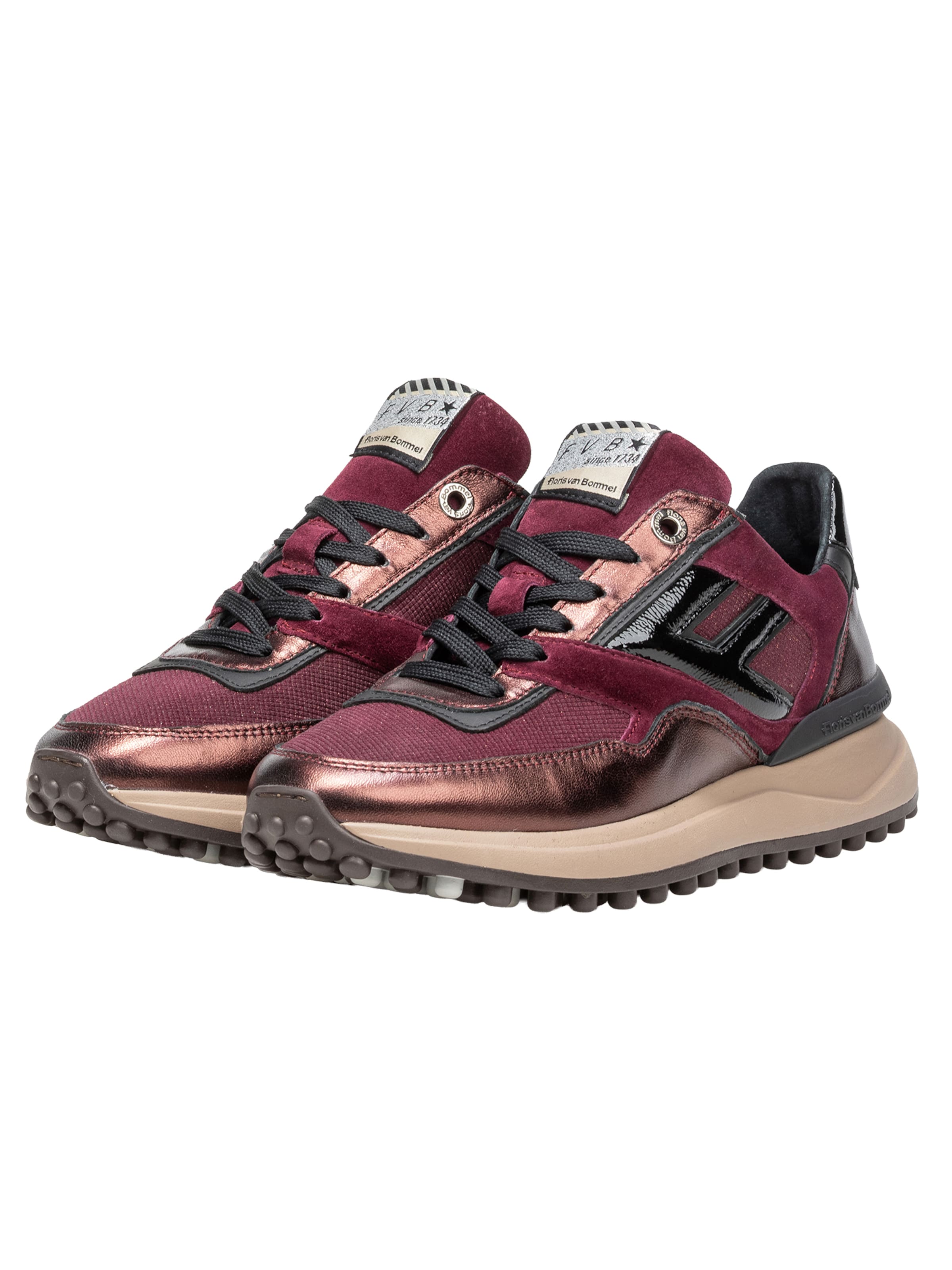 Floris van Bommel Sneakers 'Noppi 52' in Red