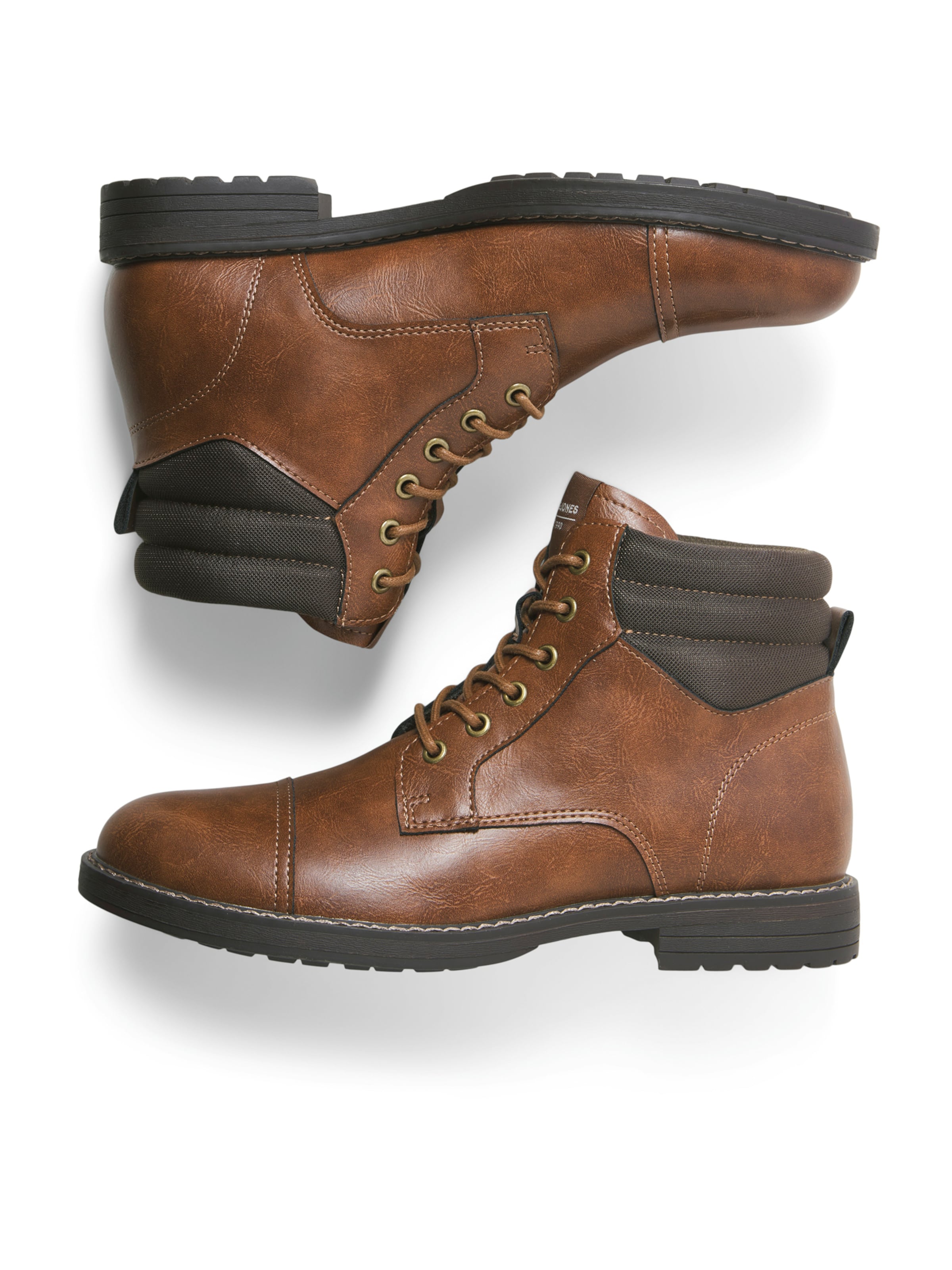 Bottines à lacets 'JFWDEWSBURY' JACK & JONES en marron
