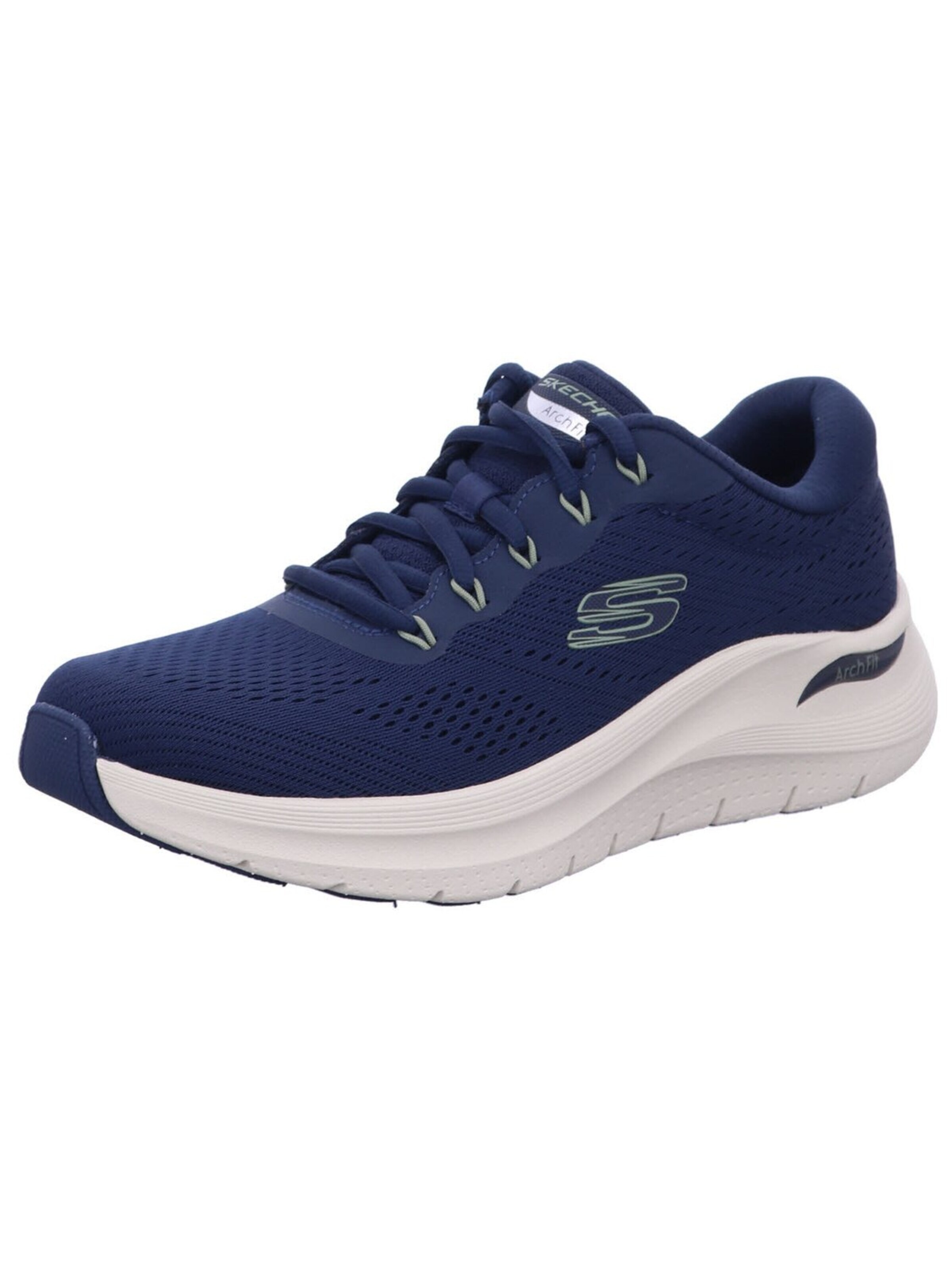 SKECHERS Sneaker low 'Sneaker Herren 232700 NVY Leder-Mix in blau'‌‌‌‌‌‌‌‌ in 45 in blau, Produktansicht