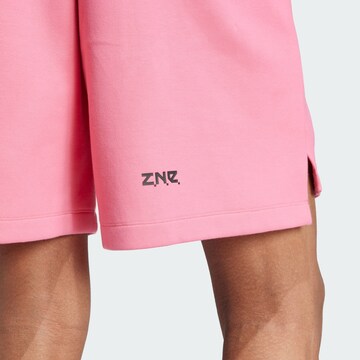 rožinė ADIDAS SPORTSWEAR Laisvas Sportinės kelnės 'Z.N.E. Premium'