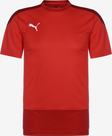 T-Shirt fonctionnel 'TeamGoal 23' PUMA en rouge : devant