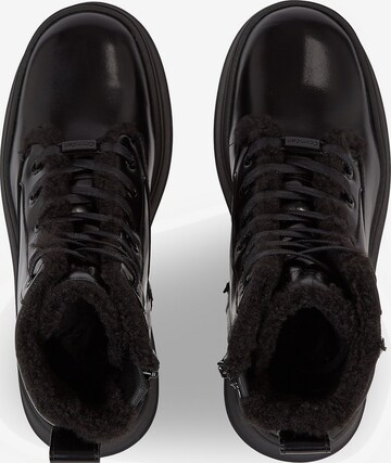 Calvin Klein Lace-Up Boots in Black