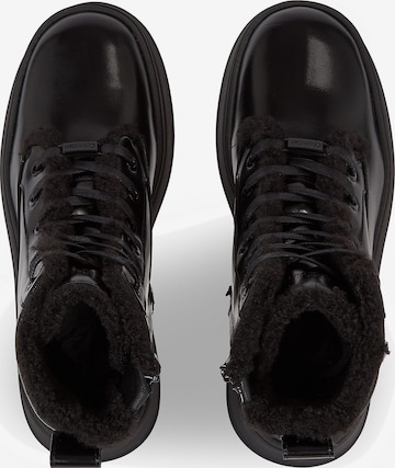 Calvin Klein Lace-Up Boots in Black