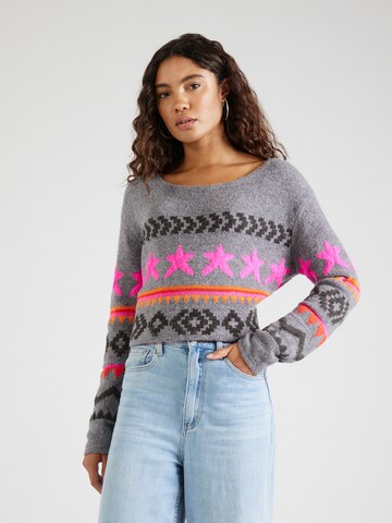 Grace Sweater in Grey: front
