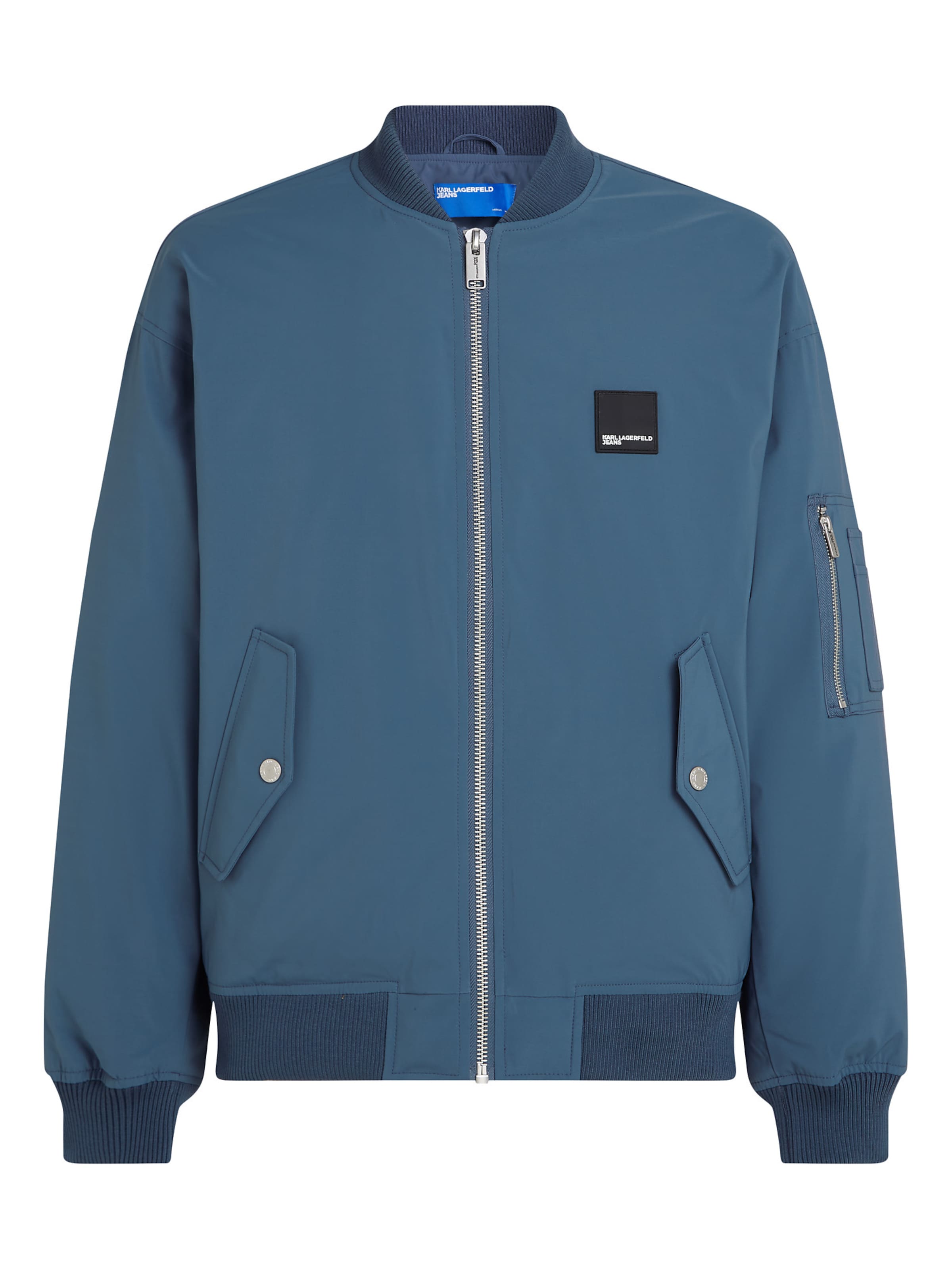 KARL LAGERFELD JEANS Tussenjas in Blauw: voorkant