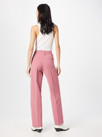 MORE & MORE Regular Pleated Pants in Pink