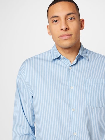 JACK & JONES Comfort fit Button Up Shirt 'BILL' in Blue