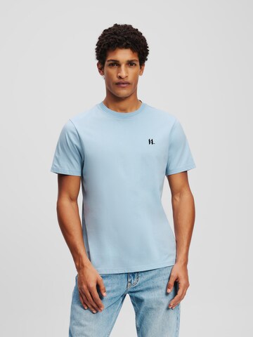 Karl Lagerfeld - Camiseta en azul: frente