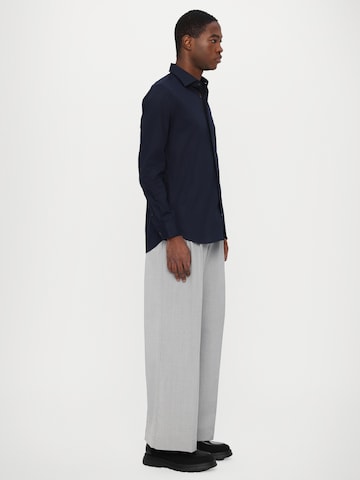 Michael Kors Slim fit Overhemd in Blauw