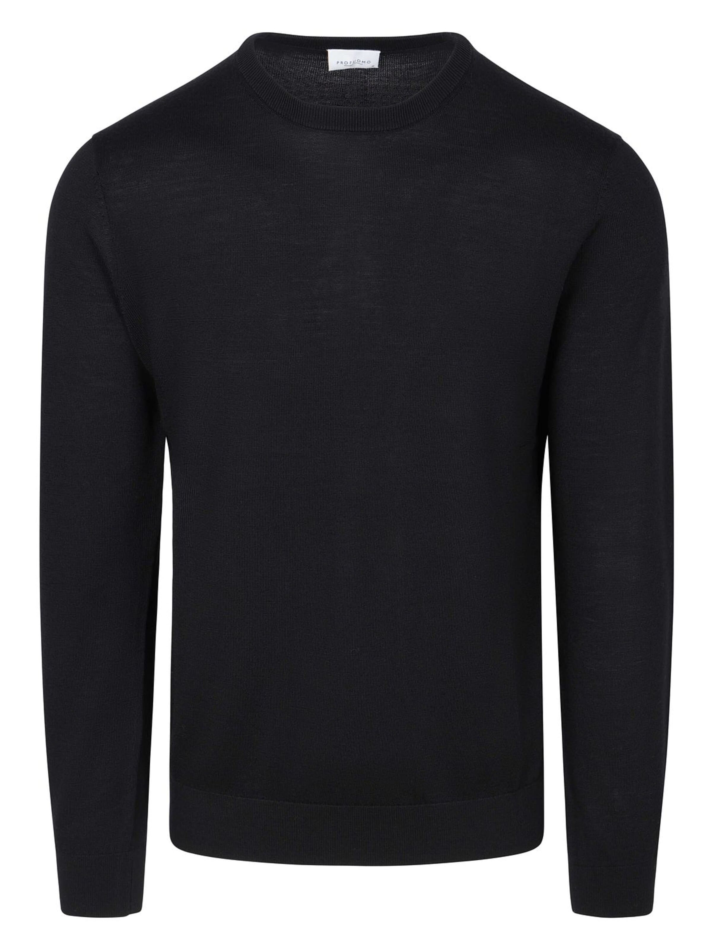Profuomo Shirt in Zwart: voorkant