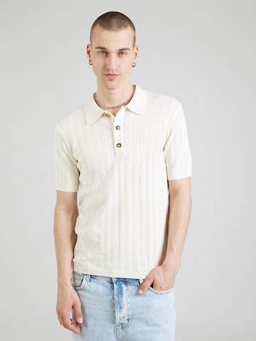 Pullover 'Greville' di Kronstadt in bianco: frontale