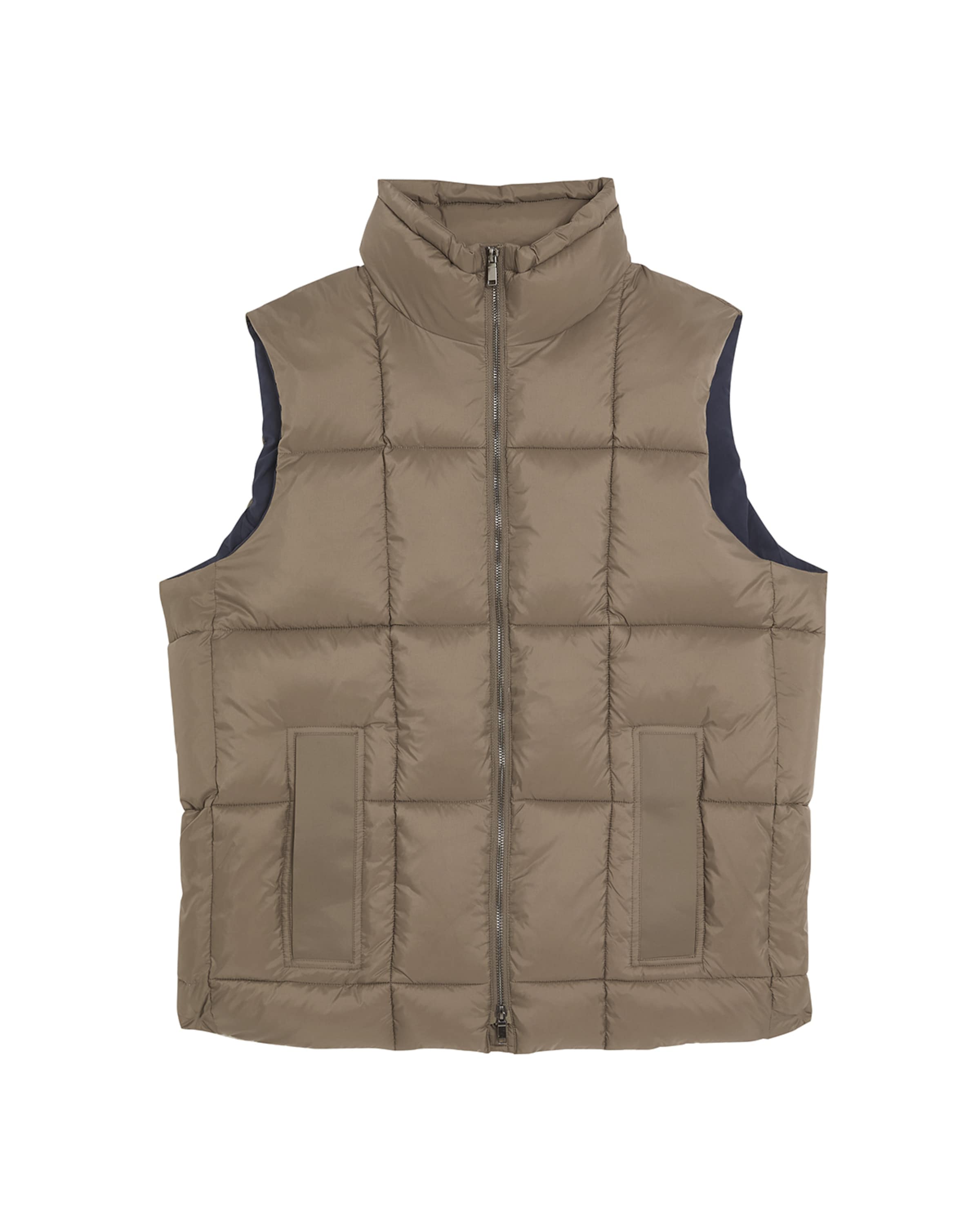 Lyle & Scott Bodywarmer in Bruin: voorkant
