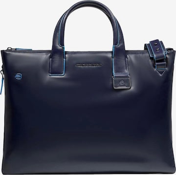 Sac d’ordinateur portable Piquadro en bleu : devant