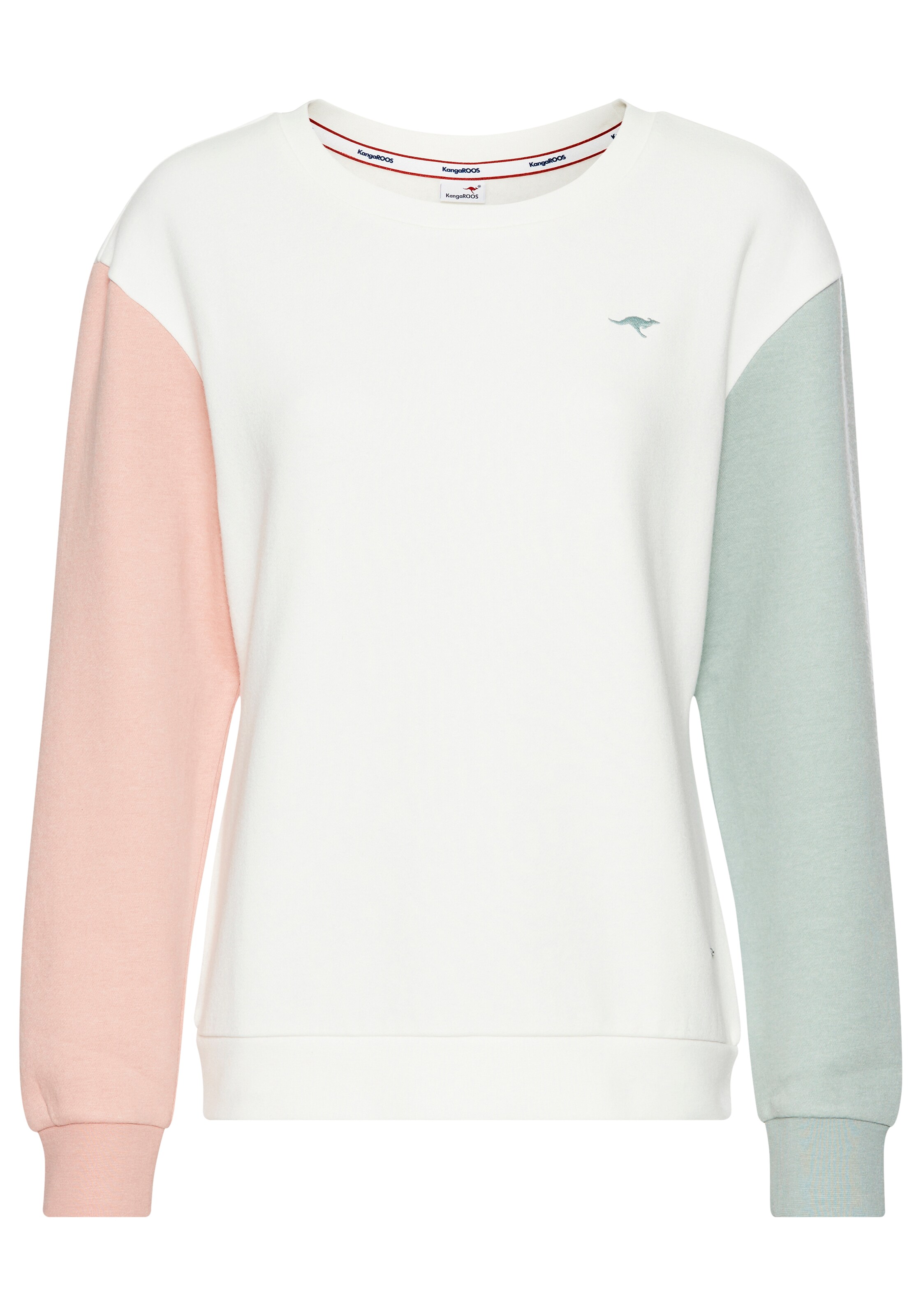 KangaROOS Sweatshirt in White: front