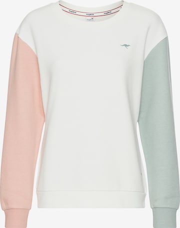KangaROOS Sweatshirt in Weiß: Vorderseite