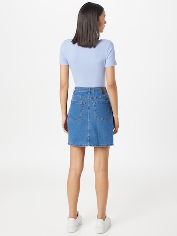 PIECES Skirt 'Peggy' in Blue