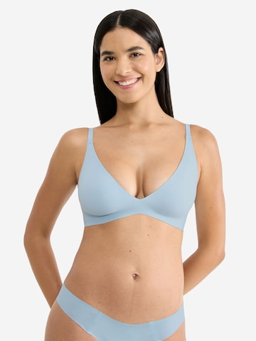 SLOGGI Push-up BH ' Blue ZERO Feel 20 THE UP ' in Blauw: voorkant