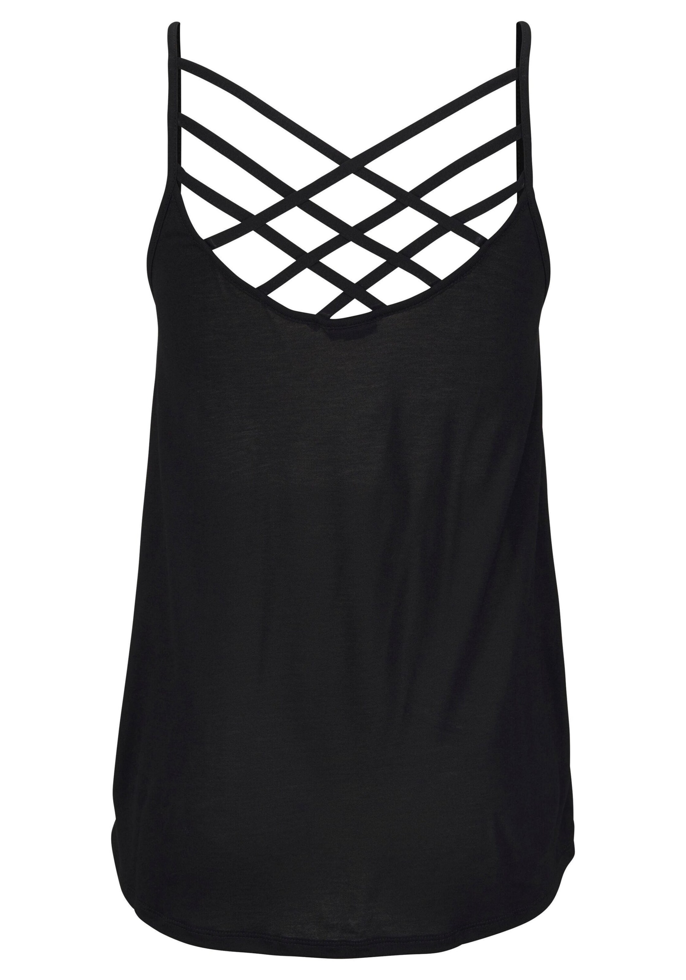 LASCANA Top - fekete