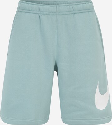 Regular Pantaloni 'Club' de la Nike Sportswear pe albastru: față