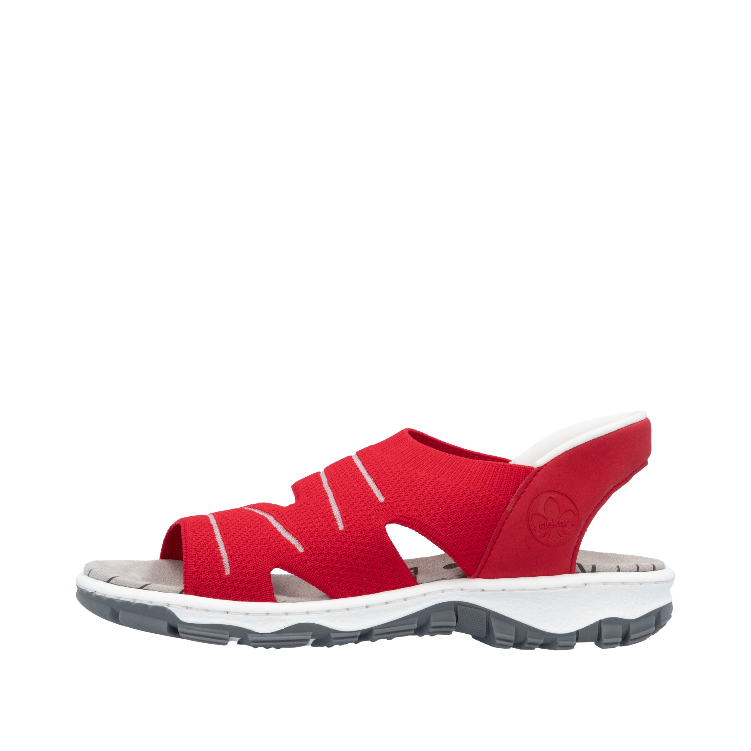 Rieker Hiking Sandals in Red