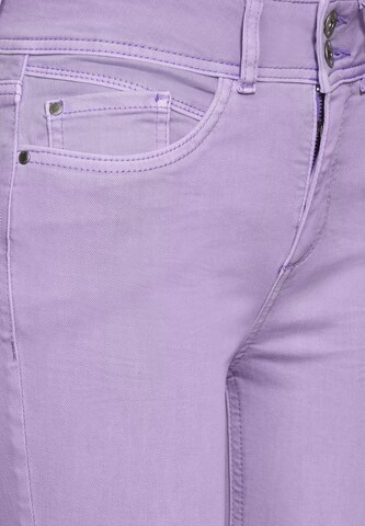 STREET ONE Slim fit Jeans in Purple