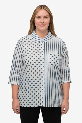 Ulla Popken Blouse in Wit: voorkant