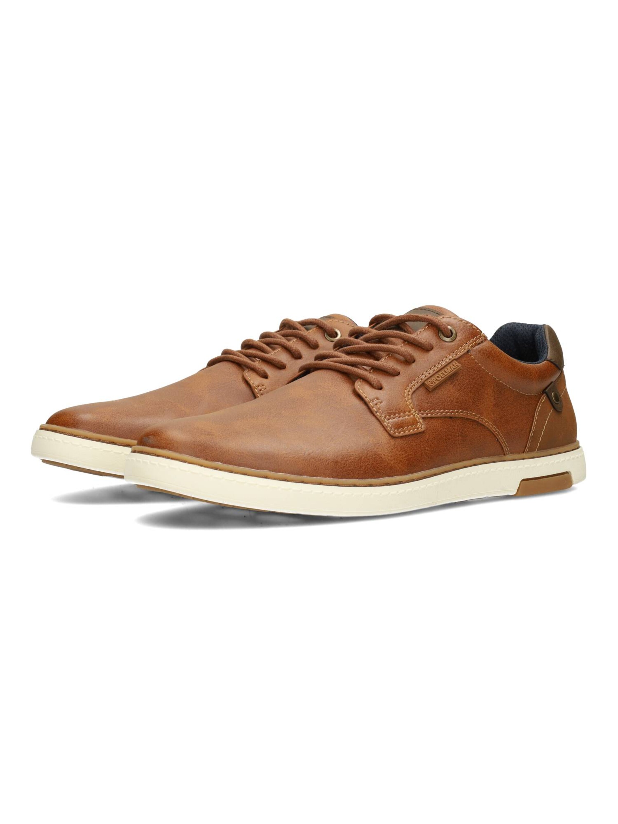 PS Poelman Platform trainers in Brown