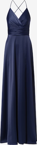 Marie Lund Evening Dress in Blue: front