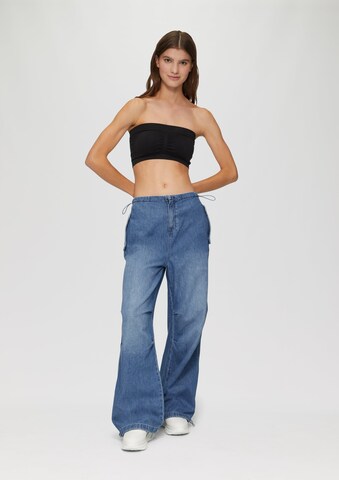 Wide Leg Jean QS en bleu