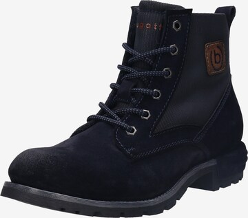 bugatti Lace-Up Boots in Black: front